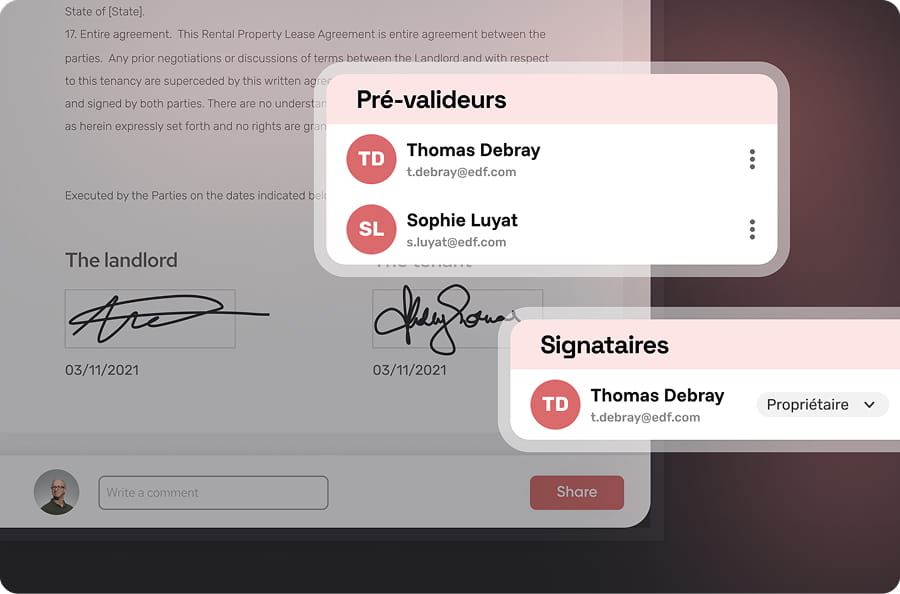 Illustration, sécurité de signature