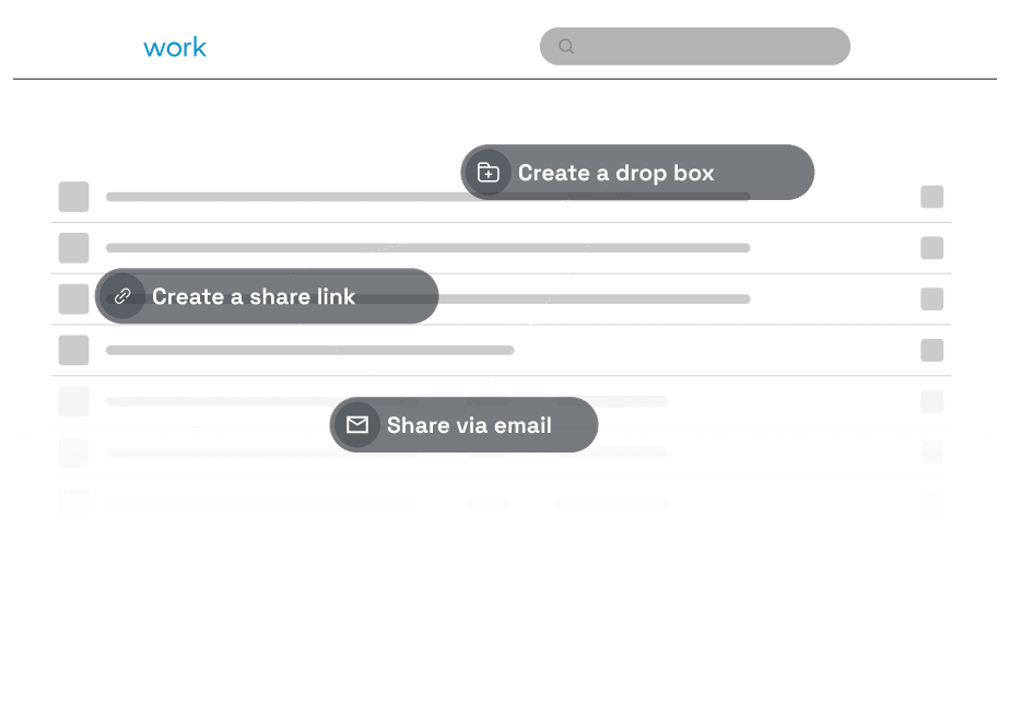 Share your sensitive files securely