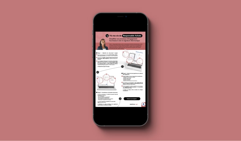 Image minature Fiche Pratique, Vis ma vie de Responsable Achats avec la signature électronique
