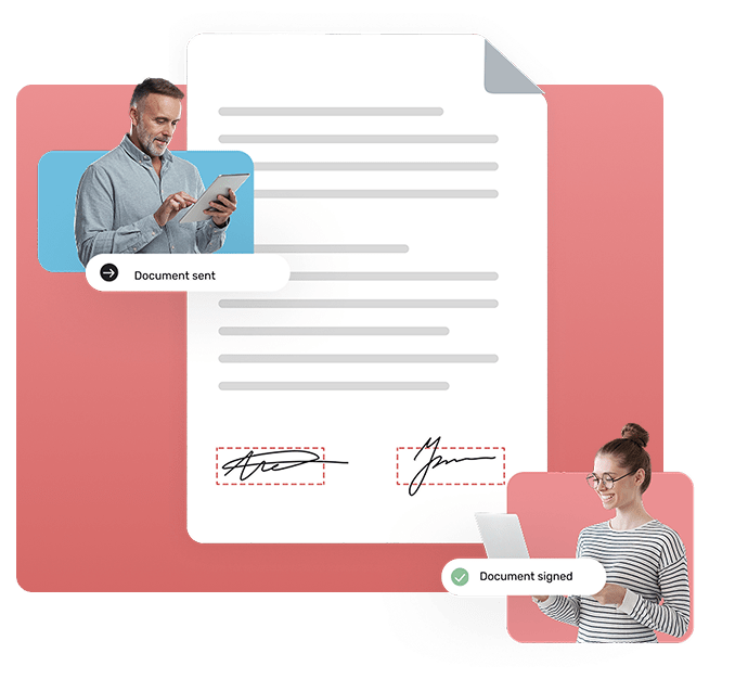 Picture, document signed with Oodrive Sign