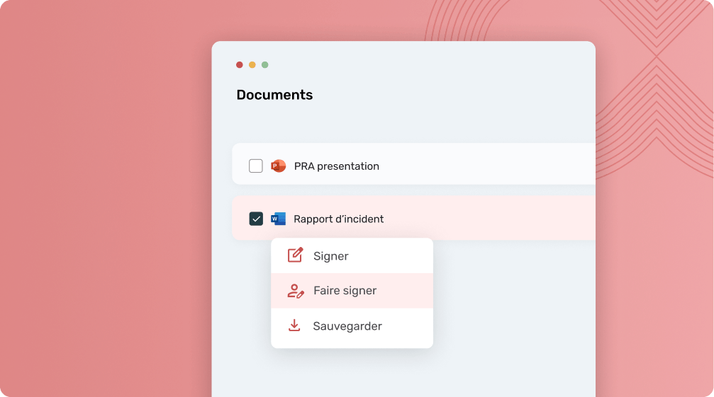 Image, Signez vos documents et conservez les dossiers de preuve