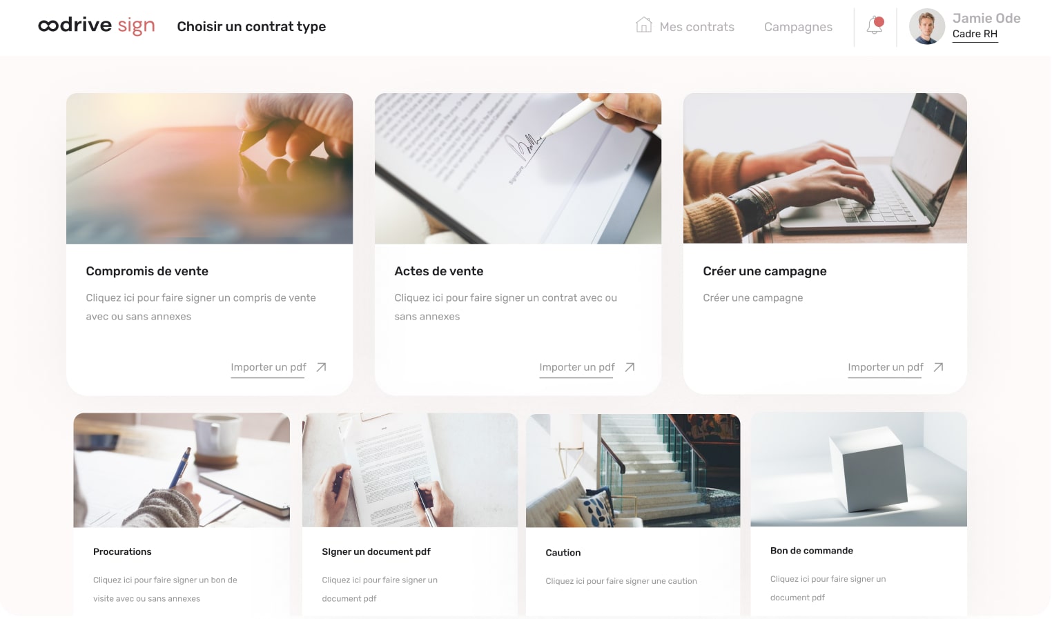 Image, tableau de borad oodrive sign