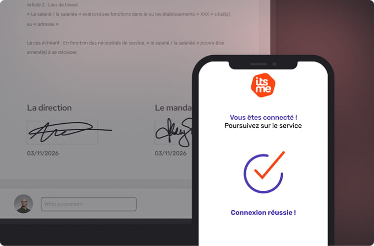 Image, Signez à distance avec itsme®