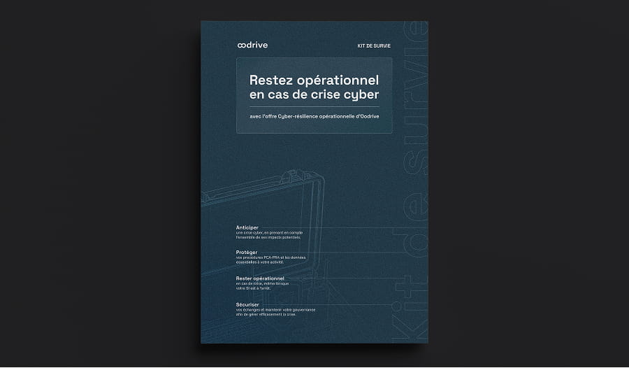 cover ebook - restez opérationnel même en cas de crise cyber majeure